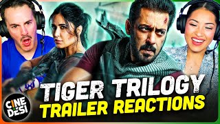 TIGER Trilogy Trailers Reaction! | Salman Khan | Katrina Kaif | YRF Spy Universe