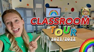 CLASSROOM TOUR 🌈 2021-2022 *Klaslokaal van groep 8* 🏫✨ #juflog