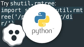 Deleting folders in python recursively