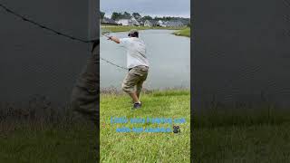 Cast netting for some gizzard shad