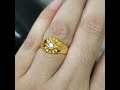 cbr0210 cincin emas berlian eropa mata satu