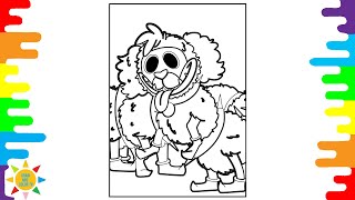 Pj Pug a Pillar Coloring Page | Poppy Playtime Coloring Page | Janji - Heroes Tonight