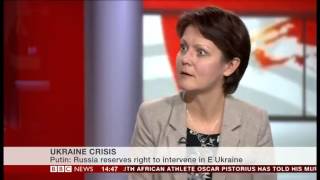 Professor Elena Korosteleva BBC News 04 03 2014