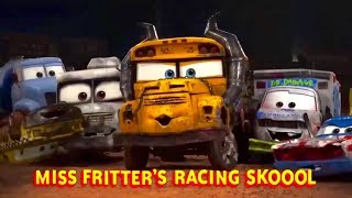 Disney Cars 3 Exclusive Mini Movie Trailer sends Lightning and Cruz to Miss Fritter Racing Skool