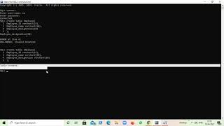 Oracle - Create table