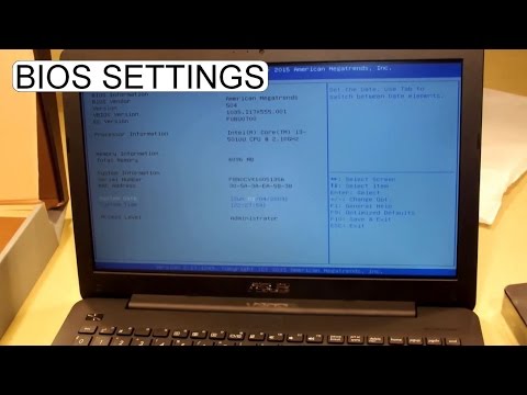 DEFAULT BIOS SETTINGS ASUS X554LJ XO095D DEFAULT BIOS SETTINGS ASUS X554LJ XO095D