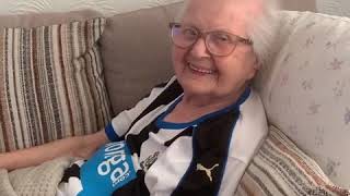 93-Year-Old Who Survived COVID-19 Sings With Joy During Newcastle United Win