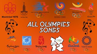 ALL OLYMPICS SONGS (1976-2020) | TTSports