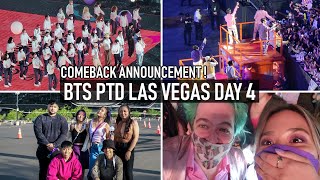 BTS PTD Las Vegas Day 4 | His FIRST BTS concert [Reaction/fancam]