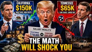 California to Tennessee Salary Reality: $150k vs $65k — The Math Will Shock You