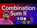 Combination Sum II: 40 - meta interview question