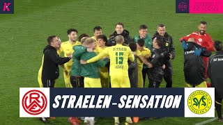 Entscheidung im Elfmeterschießen | Rot-Weiss Essen – SV Straelen (Niederrheinpokal)