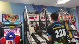 夢幻飛絡力投籃機五顆球三局180秒785分 Feiloli Basketball Arcade Game 785 Points in 180 seconds (5Balls)