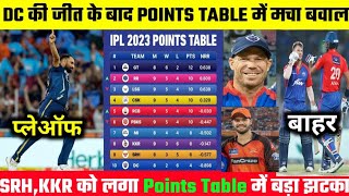 IPL 2023 Today Points Table ।  GT VS DC After Match Points Table । IPL 2023 points table। DC VS GT