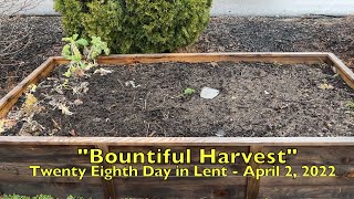 Rev. Don's 28th Day in Lent Reflection - \