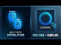 Loader animation design in Html and CSS #codingstyle #webdesign