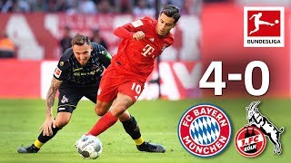Coutinho's First League Goal & Lewandowski Brace I Bayern München vs. 1. FC Köln I 4-0 I Highlights