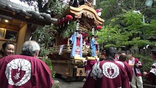 2017 -10 -8:東大阪市善根寺の地車祭り(宮出し)