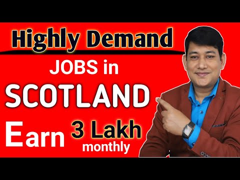 What careers are in demand in Scotland?