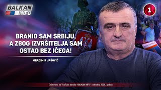 INTERVJU: Gradimir Jašović - Branio sam Srbiju, a zbog izvršitelja sam ostao bez ičega! (11.10.2020)