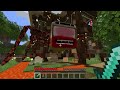 scary monster bus attack jj and mikey s security house in minecraft maizen