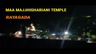 MAA MAJJHIGHARIANI TEMPLE RAYAGADA NIGHT TIME FROM TRAIN VIEW // INDIAN RAILWAYS