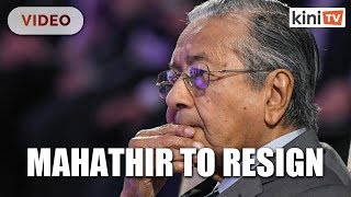 Dr Mahathir to resign, Azmin \u0026 Zuraida leave PKR