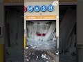 giant icicles form in automatic car wash in central texas