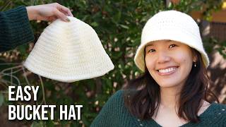 Easy Crochet Bucket Hat Tutorial for Beginners