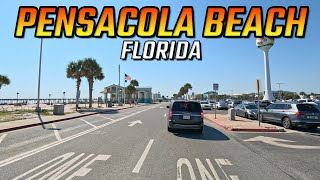 Driving Through Pensacola Beach Florida