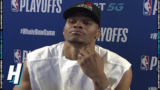 Russell Westbrook Postgame Interview - Game 7 | Thunder vs Rockets | September 2, 2020 NBA Playoffs