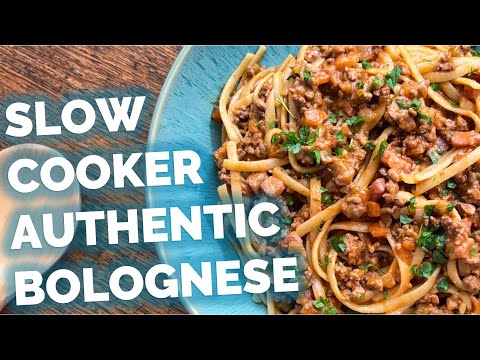 The best recipe for slow cooked Bolognese sauce