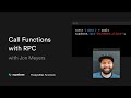 Call Postgres functions from JavaScript with RPC