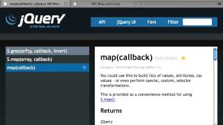API: map & grep