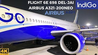 IndiGo 6E698 Delhi DEL ✈ Jaipur JAI (Airbus A321NEO) Flight Report #68 [4K]