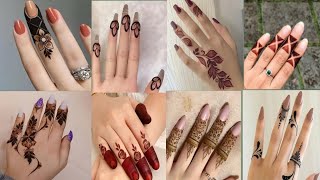 stylish fingers mehndi designs 2025 | fingers henna designs #viral #trending#mehndi #henna #art