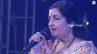 Nazar Ke Saamne Jigar Ke Paas || नज़र के सामने जिगर के पास || Cover By Anuradha Paudwal live show