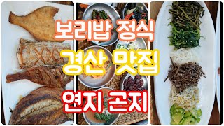 경산맛집best1|경산 사동 맛집 |delicious restaurant in korea |보리밥 정식| 생선구이|연지곤지 |찻집| 한학촌 찻집