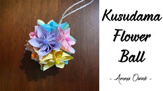 How to Make a Kusudama Flower Ball | Diy Kusudama Ball | How to Make Kusudama Flowers 🌸
