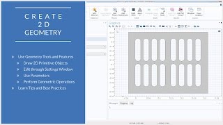 How to Build 2D Geometries in COMSOL Multiphysics®