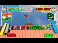 India Vs Pakistan | Gta 5 Indian Cars Vs Pakistan Cars Mega Jumping Challenge | Gta 5 Gameplay