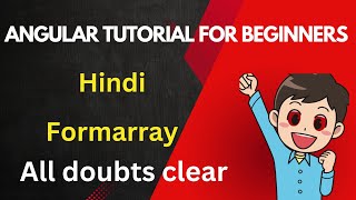 formarray in angular | angular tutorial for beginners | reactive forms in angular | @mscoder