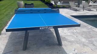 Kettler Eden Outdoor Table Tennis Table - 360 Walkaround