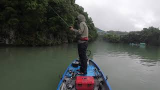 雨の相模湖 レンタルボートでバスフィッシング！　初の長尺動画です