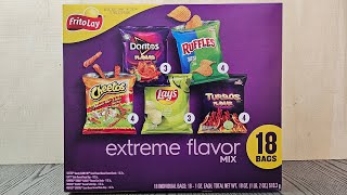 Is the NET WEIGHT Accurate? Frito Lay 18 bags extreme flavor Mix! What's the Actual NET WEIGHT?