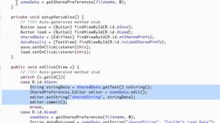 Android Development - 97 - Loading SharedPreferences Data.mp4
