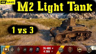 World of Tanks M2 Light Tank Replay - 11 Kills 1.2K DMG(Patch 1.7.0)