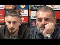 FULL PRESS CONFERENCE: Radu Drăgușin and Ange Postecoglou: Rangers v Tottenham: Europa League