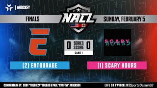 NACL Winter '23 FINALS HIGHLIGHTS | Entourage vs. Scary Hours - NHL 23 EASHL 6s Gameplay