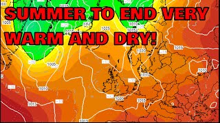 Very Warm and Dry to End August, but Stormy Start to September! 28th August 2022